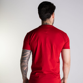 Camiseta Tommy Hilfiger Básica Vermelha