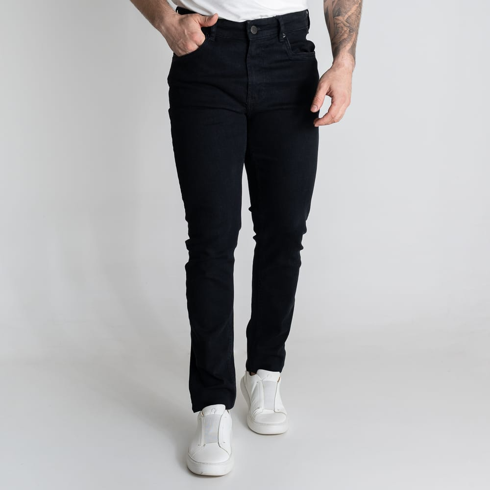 Calça VersatiOld Jeans Slim Preta