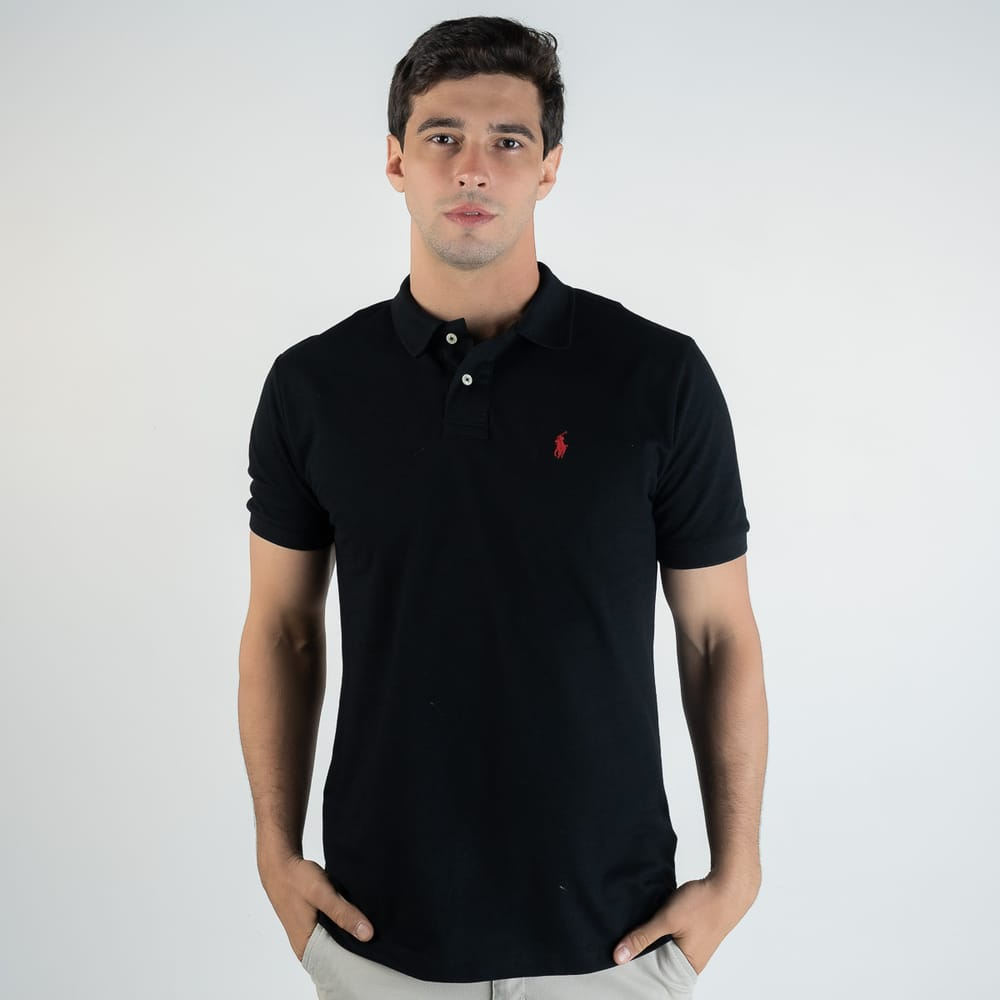 Camisa Polo RL Preta