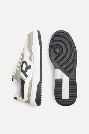 Tênis Reserva R-Broox Prata/Branco e Azul Marinho