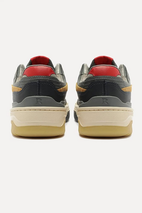 Tênis Reserva R-Broox Grafite, Cáqui e Vermelho