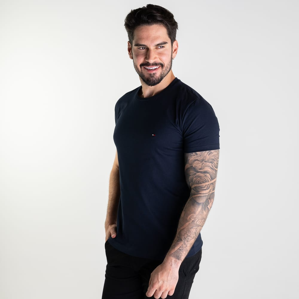 Kit 3 Camisetas Tommy Hilfiger