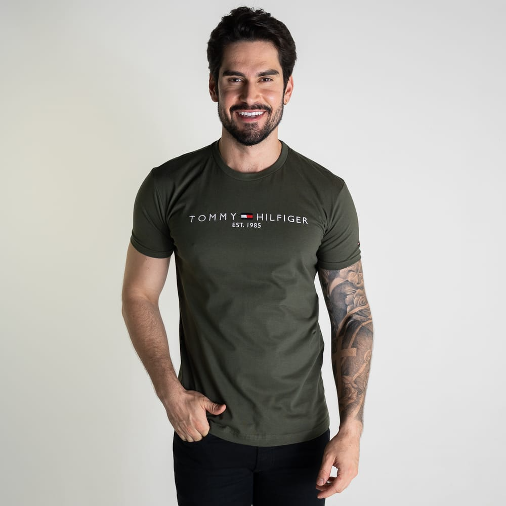 Kit 3 Camisetas Tommy Hilfiger 1985