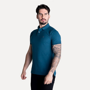 Camisa Polo Tommy Hilfiger Verde Real