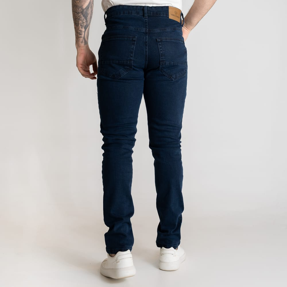 Calça VersatiOld Jeans Slim Azul Escuro