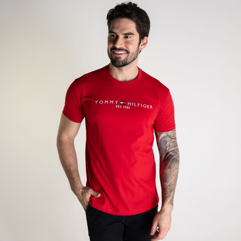 Camiseta Tommy Hilfiger 1985 Vermelha