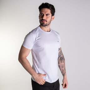 Camiseta Tommy Hilfiger Básica Branca