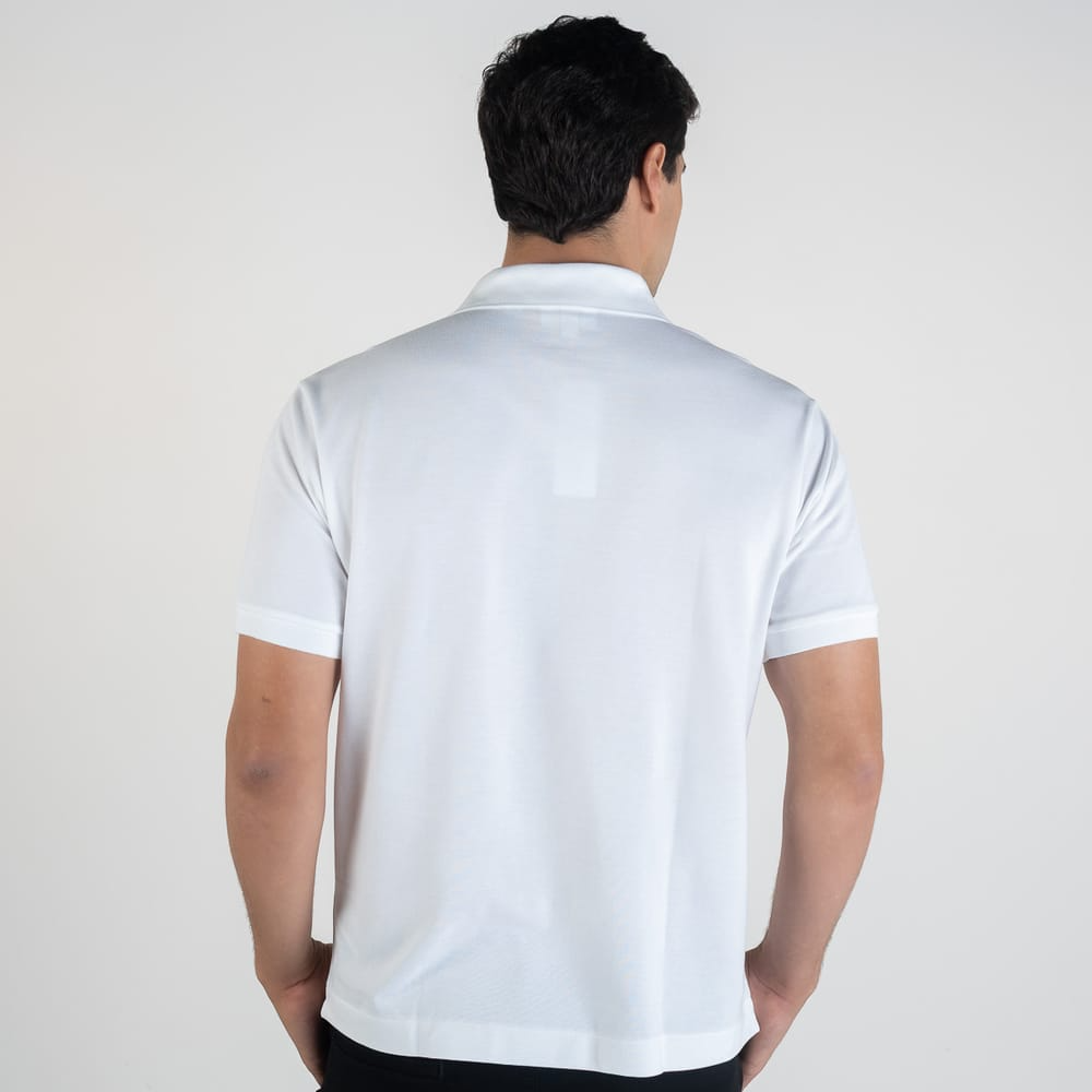 Camisa Polo Lacoste Branca
