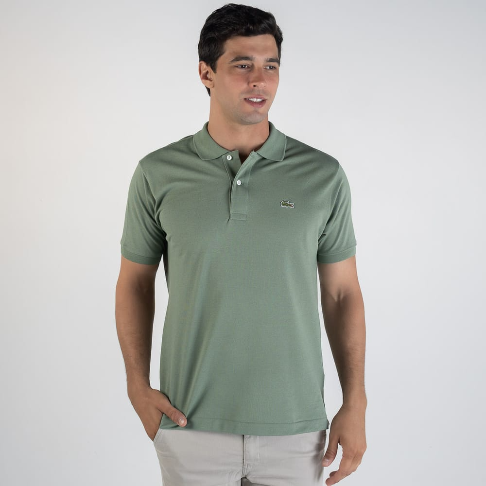 Camisa Polo Lacoste Verde Sage