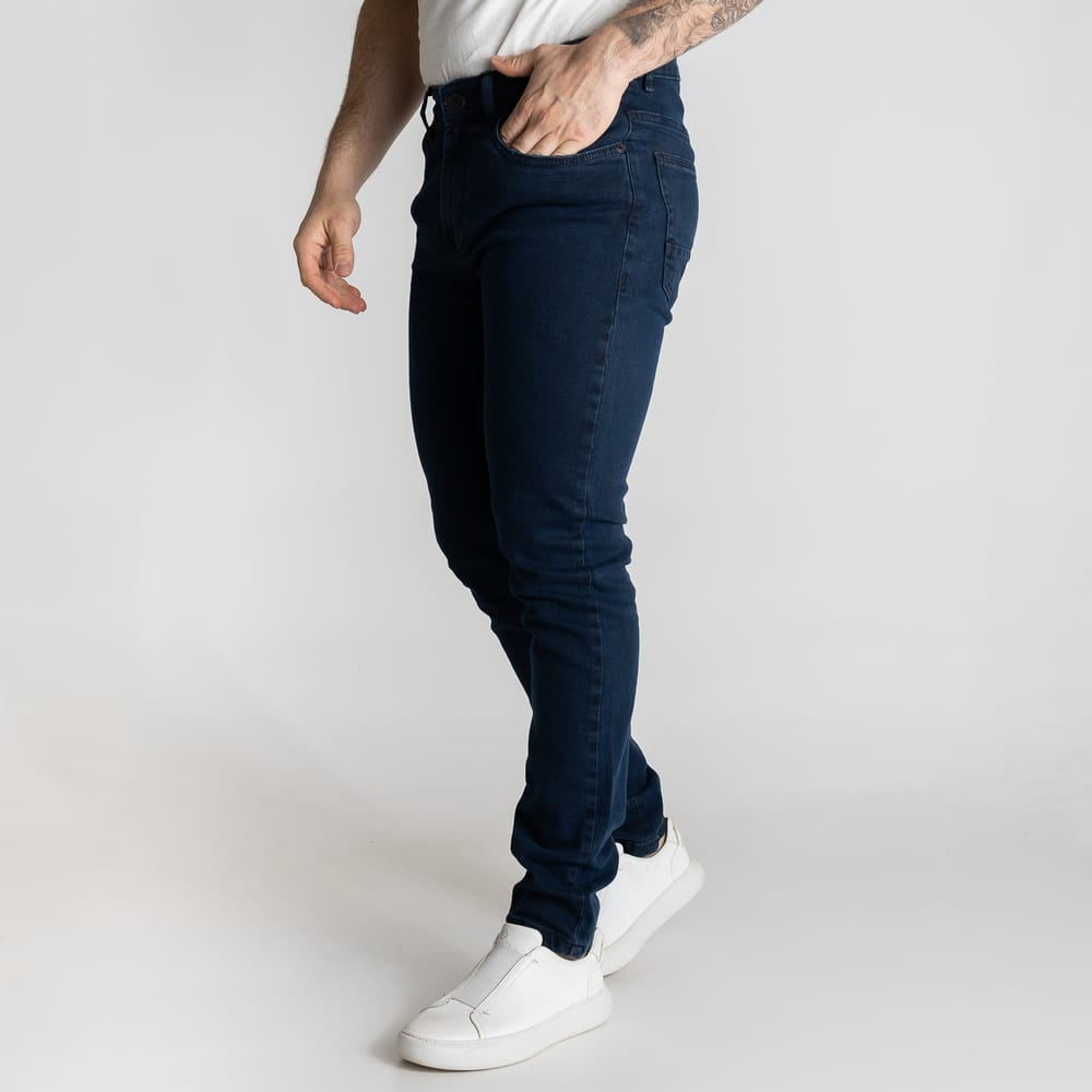Calça VersatiOld Jeans Slim Azul Escuro