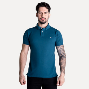 Camisa Polo Tommy Hilfiger Verde Real
