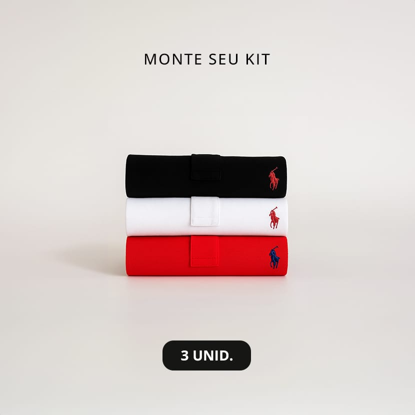 Kit 3 Camisas Polos RL