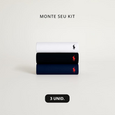 Kit 3 Camisetas Básica RL