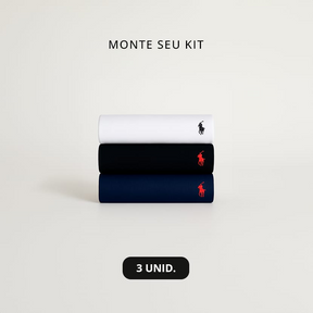 Kit 3 Camisetas Básica RL