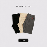 Kit 3 Bermudas Sarja RL