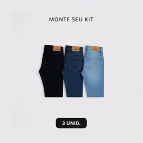 Kit 3 Calças Jeans Versatiold