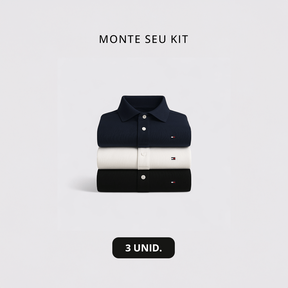 Kit 3 Camisas Polo Tommy Hilfiger