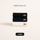 Kit 3 Camisetas Pima Lacoste