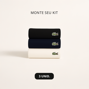 Kit 3 Camisetas Pima Lacoste