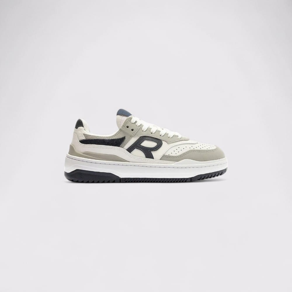 Tênis Reserva R-Broox Prata/Branco e Azul Marinho